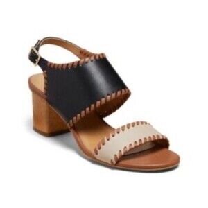Jack Rogers Sloane Mid Heel Sandal Size 8